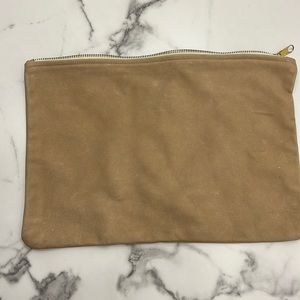 American Apparel 13x9 leather clutch